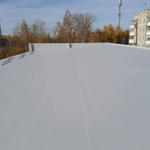 Поставка и монтаж кровли из ПВХ мембраны, монтаж профилированного настила - Магазин "Пятерочка" по адресу: г.Дегтярск, ул.Пролетарская 71