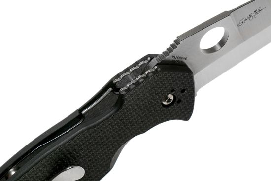 Складной нож Spyderco Canis 248CFP c клинком из стали VG-10, рукоять G10