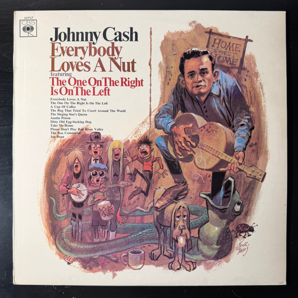 Johnny Cash ‎– Everybody Loves A Nut (Англия 1971г.) Т