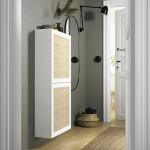 Комбинация для хранения - BESTÅ/ BESTА IKEA/ БЕСТА/БЕСТО ИКЕА, 128х60 см, белый/под беленый дуб