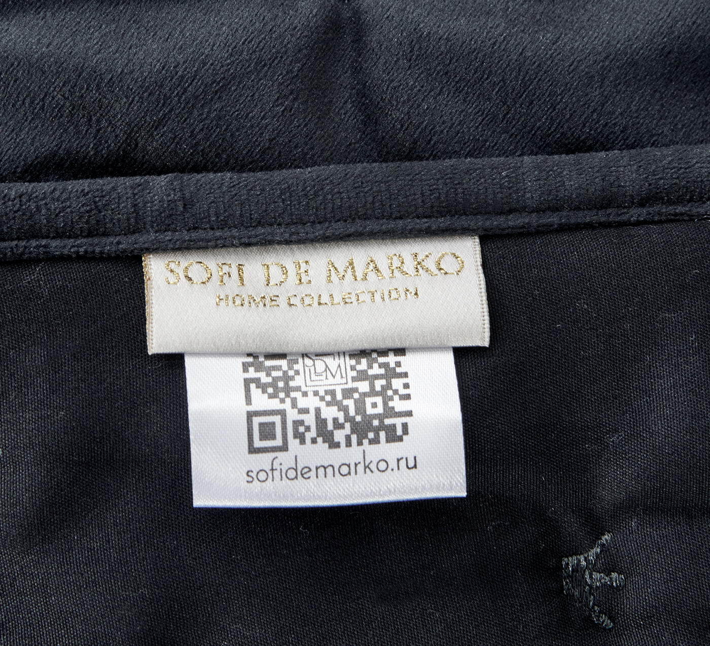 Покрывало 240x260 Sofi De MarkO Лея черное