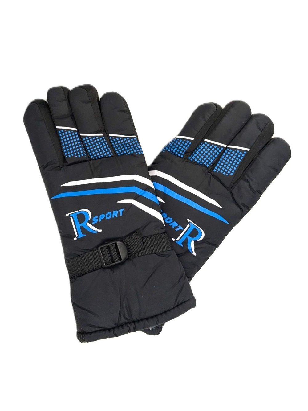 Зимние перчатки утепленные синие (201589065-3)