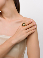 Кольцо "Crystal ring" Gold