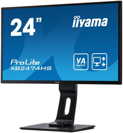 Монитор Iiyama 24;; ProLite XB2474HS-B2 1920x1080 VA WLED 75Гц 4ms VGA HDMI DisplayPort