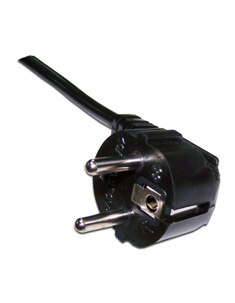 Шнур питания C13-Schuko угловая, 3х0.75, 220В, 10А, черный, 1.8 метра
