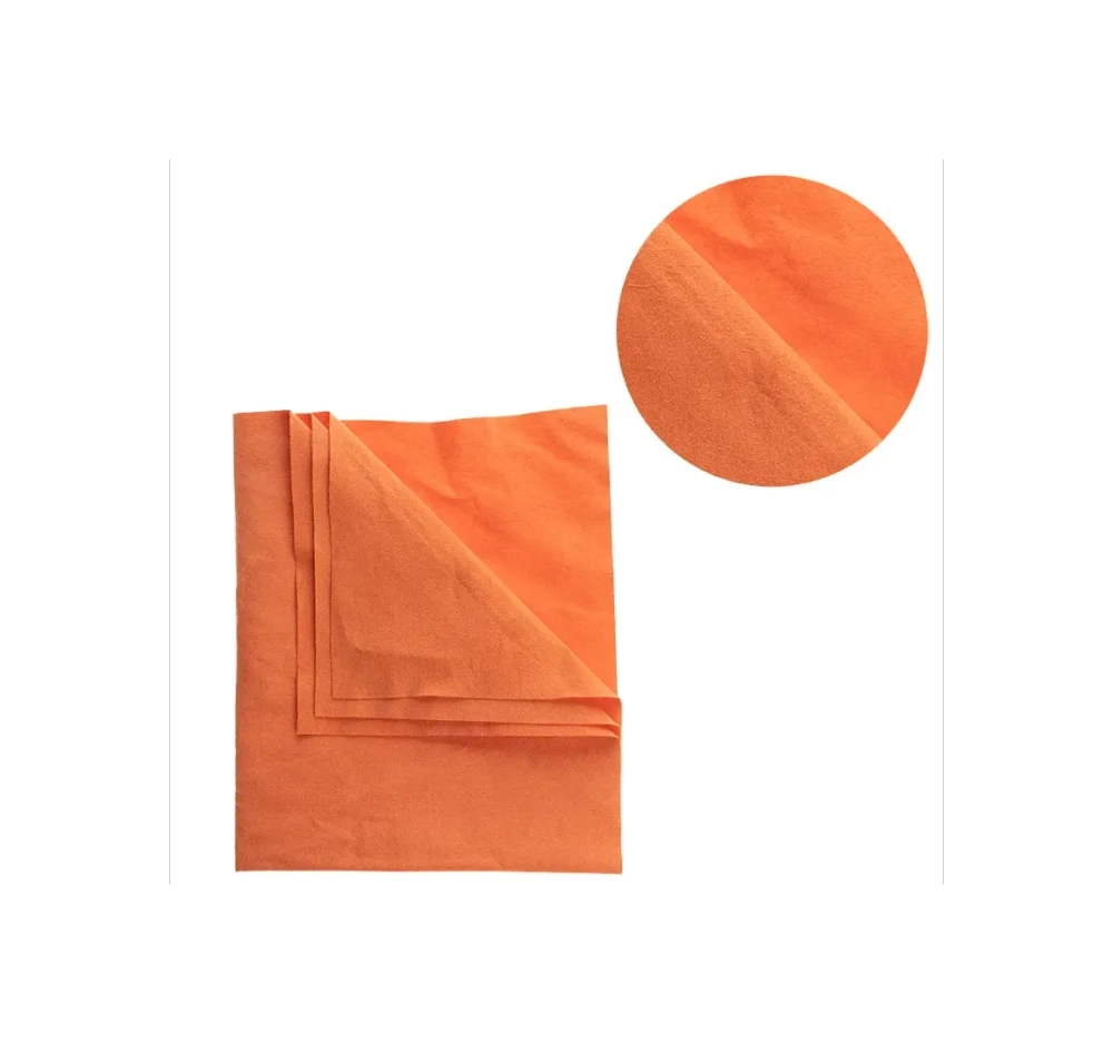 Салфетка хозяйственная микроспан МС80-35, 34*40см красный