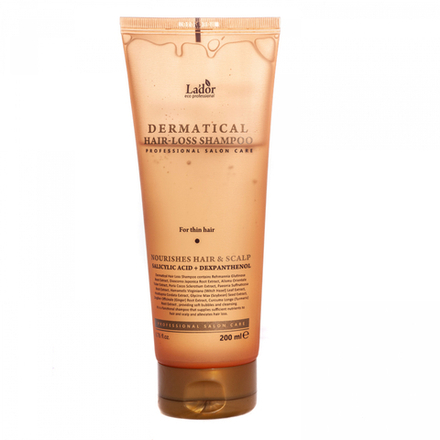 La'dor DERMATICAL HAIR- LOSS SHAMPOO (FOR THIN HAIR) Укрепляющий шампунь для тонких волос 200мл