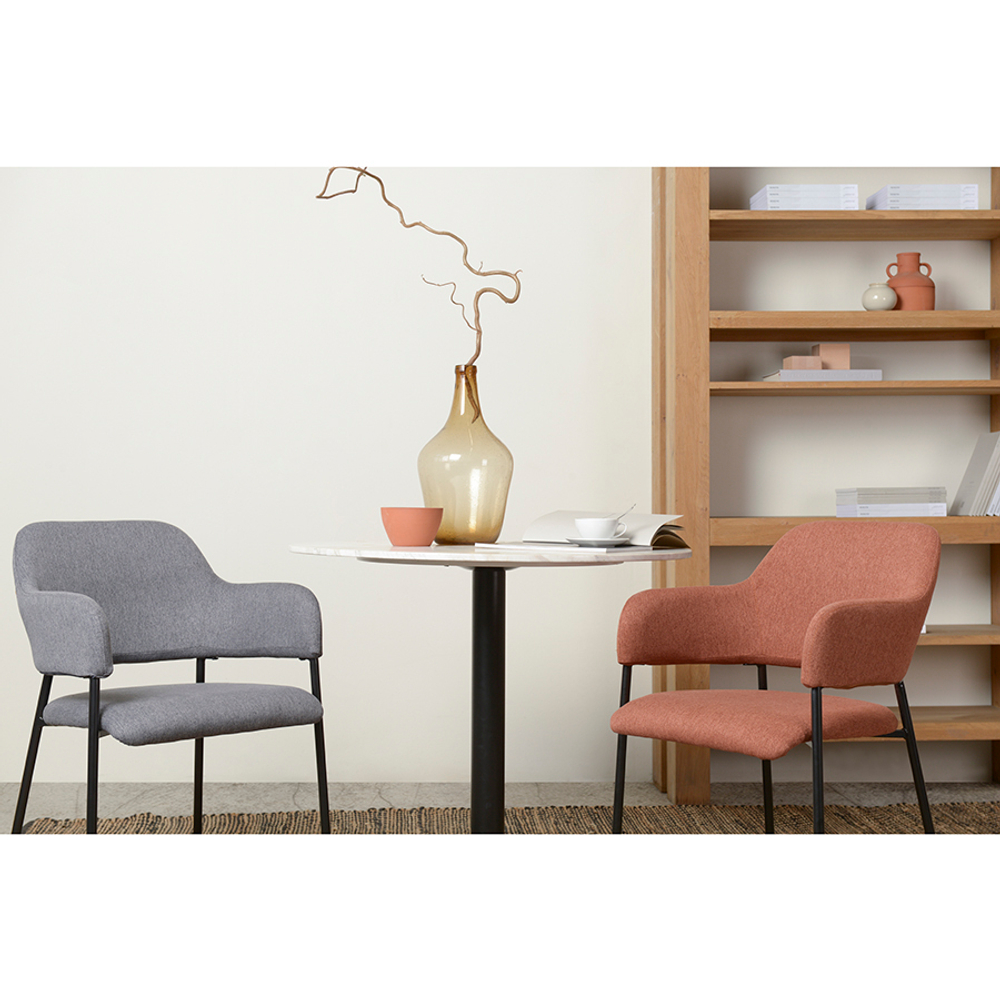 Стул wendy, рогожка, темно-серый