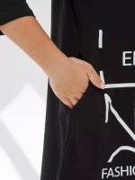 Туника удлиненная больших размеров домашняя теплая