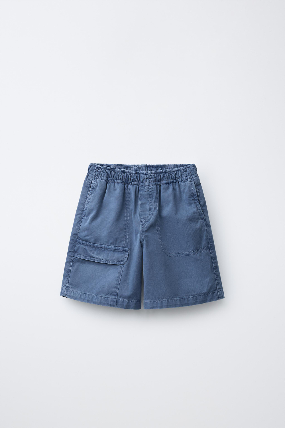 ZARA X PUKAS ШОРТЫ КАРГО PUKAS SURF, ВЫЦВЕТШИЙ СИНИЙ