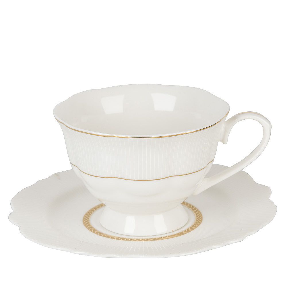 Набор чайный 12пр. "White chic" (6 персон) v=190мл (подарочная упаковка)