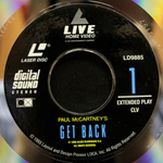 Paul McCartney / Get Back (LD)