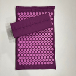 Массажный набор акупунктурный коврик + подушка Comfortex (фиол-розовый)
