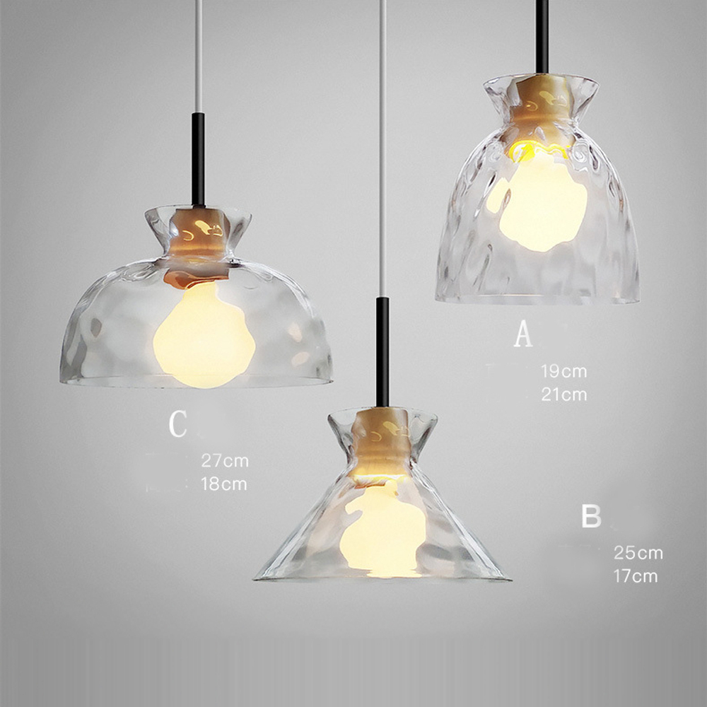Pendant design lamp Glassy