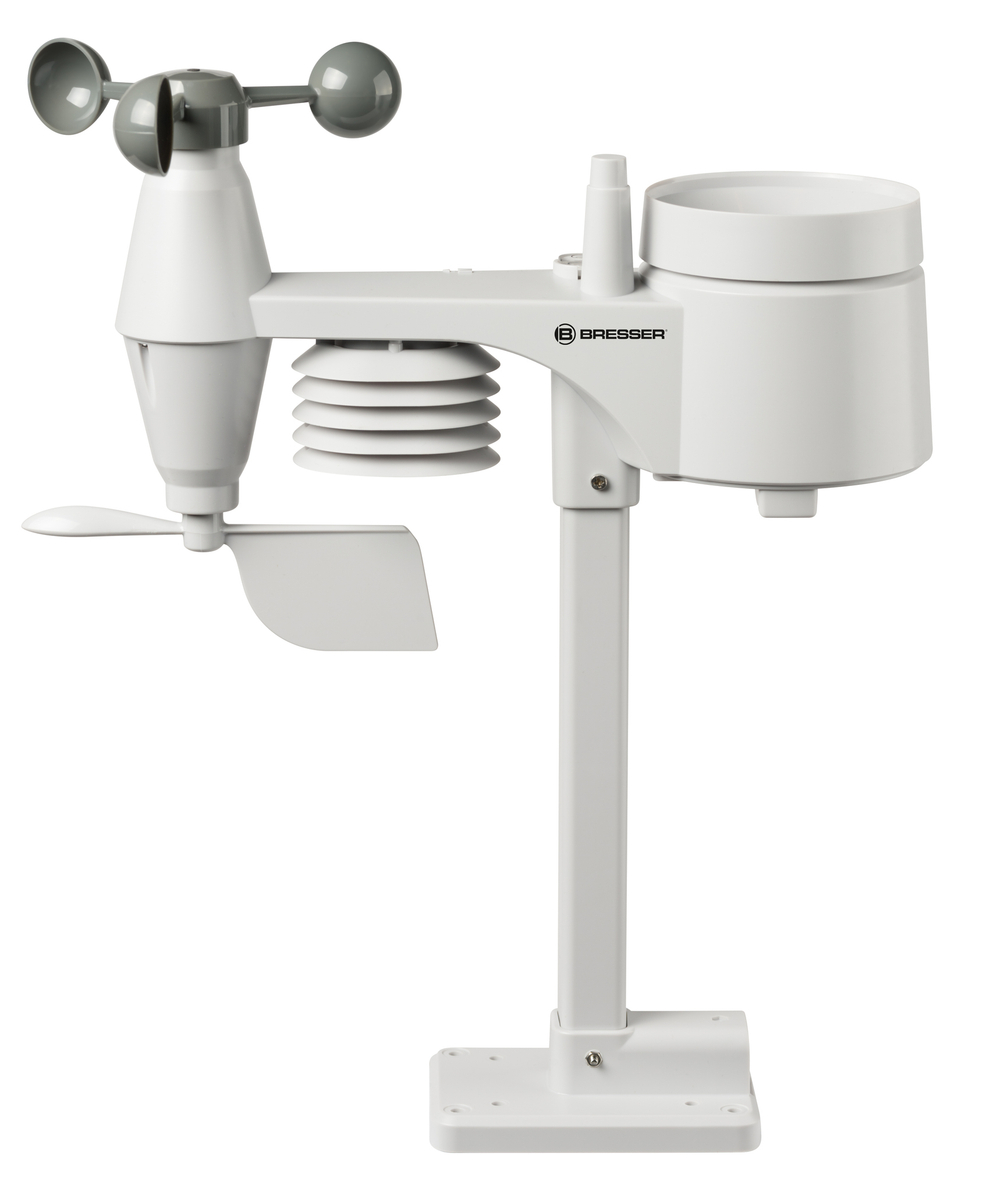 Погодная станция Bresser Comfort с наружным датчиком 5-в-1, черный