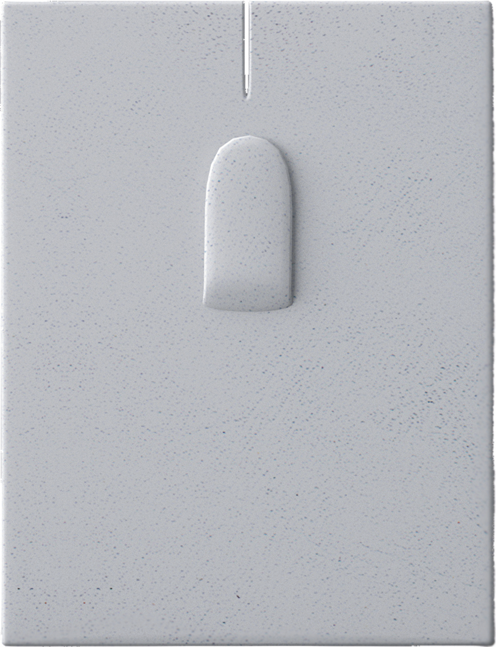 Вкладыш 08/наклонный/для кольца/язычок/прорезь для нитки