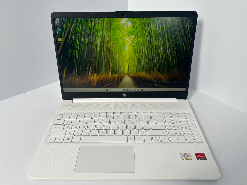 Ноутбук HP 15 15s-eq1276ur (2X0M8EA) 15.6"/AMD Athlon Gold 3150U/RAM 8 GB/SSD 256 GB/AMD Radeon Graphics/1920x1080/IPS/DOS/Подсветка кл-ры:нет/белый. Состояние: B2