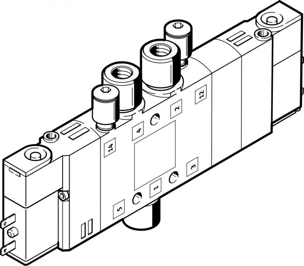 CPE10-M1BH-5/3ES-QS6-B Распределитель с электроуправлением