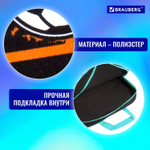 Папка на молнии с ручками BRAUBERG А4 1 отделение полиэстер 80 мм "Play sleep repeat" (2 штуки в упаковке)
