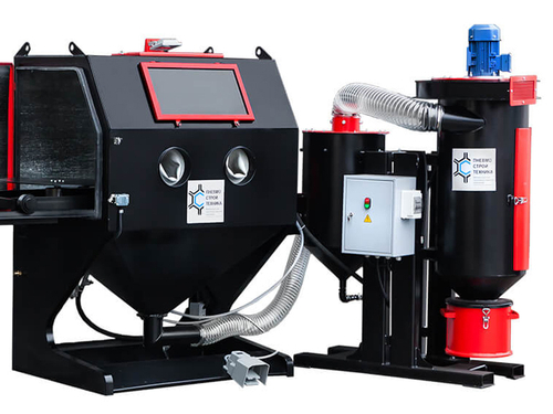 Пескоструйная камера PST КСО-130-И-ФВР-М с боковой загрузкой