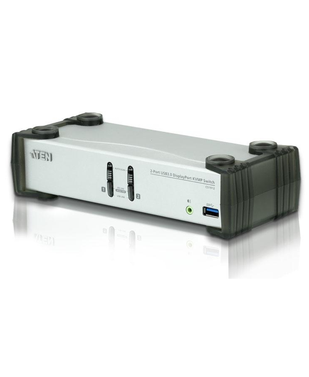 Квм переключатель ATEN 2-Port USB 3.0 DisplayPort KVMP™ Switch (Cables included)