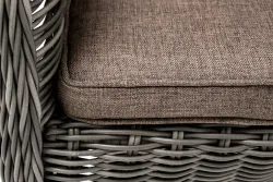 "Эспрессо-80 R" обеденная группа плетеная, цвет графит