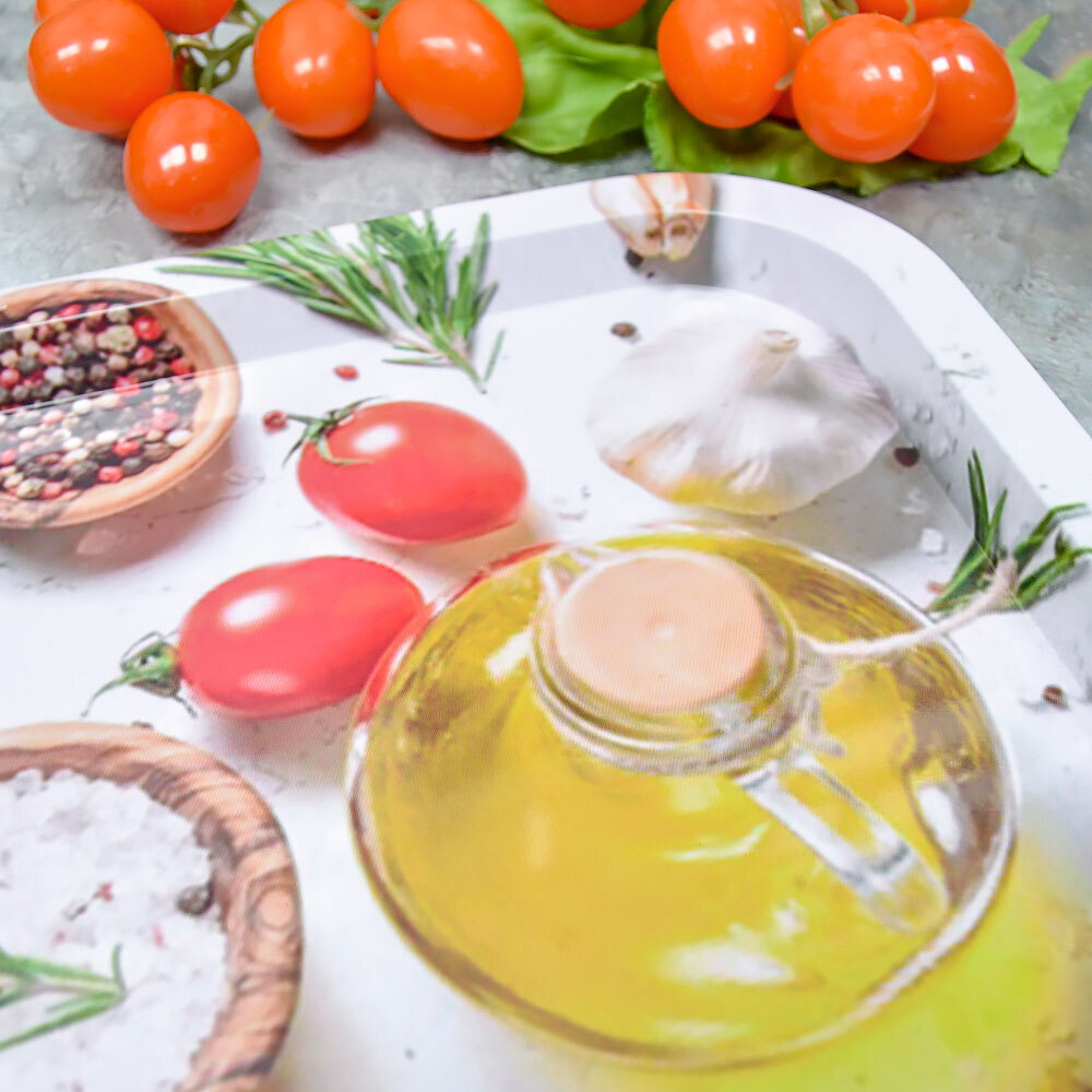 Поднос жестяной "Помидорки"/"Клубника" в ассортименте