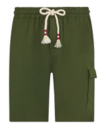 Шорты MC Saint Barth Marseille зеленый лен