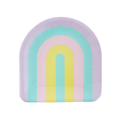 Тарелки формовые "Радуга" Макаронс