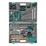 Набор инструментов, 1/2", 1/4", CrV, пластиковый кейс 98 предметов Stels