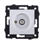 Розетка спутниковая SAT, белый Kollinger REA-020WH для Aspekt, Eleganz, Reflex