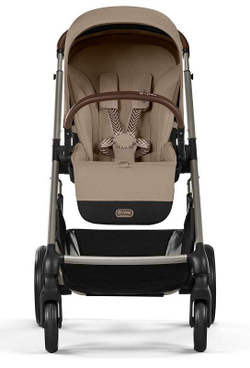 Коляска Cybex Balios S Lux TPE 2025 Cloud G i-Size Moon Black Plus 3 в 1 Almond Beige с дождевиками