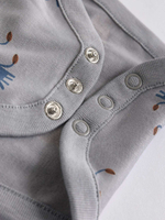 Боди с длинным рукавом для малышей Next N27-269, 7 шт., Молочный, Серый, Синий