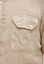 Рубашка мужская Лен BEIGE
