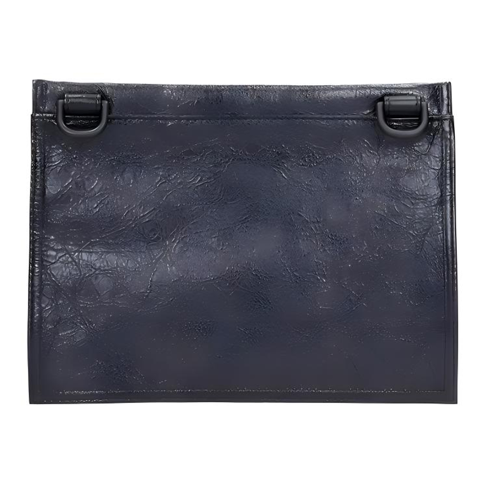 Balenciaga Leather Shoulder Bag Clutch Men"s Black