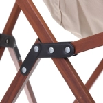 Кресло складное до 120 кг DC-6016, 52*63*90 см, цвет: бежевый, каркас алюминий, ТуристМастер