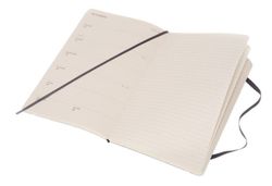 Еженедельник Moleskine Academic Weekly XLarge 190х250мм 18мес 208стр мягкая обложка черный (DSB18WN4)