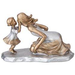 СТАТУЭТКА "МАМА С ДОЧКОЙ" 15,5Х6,5Х10 СМ