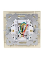 Розетка телефон крем