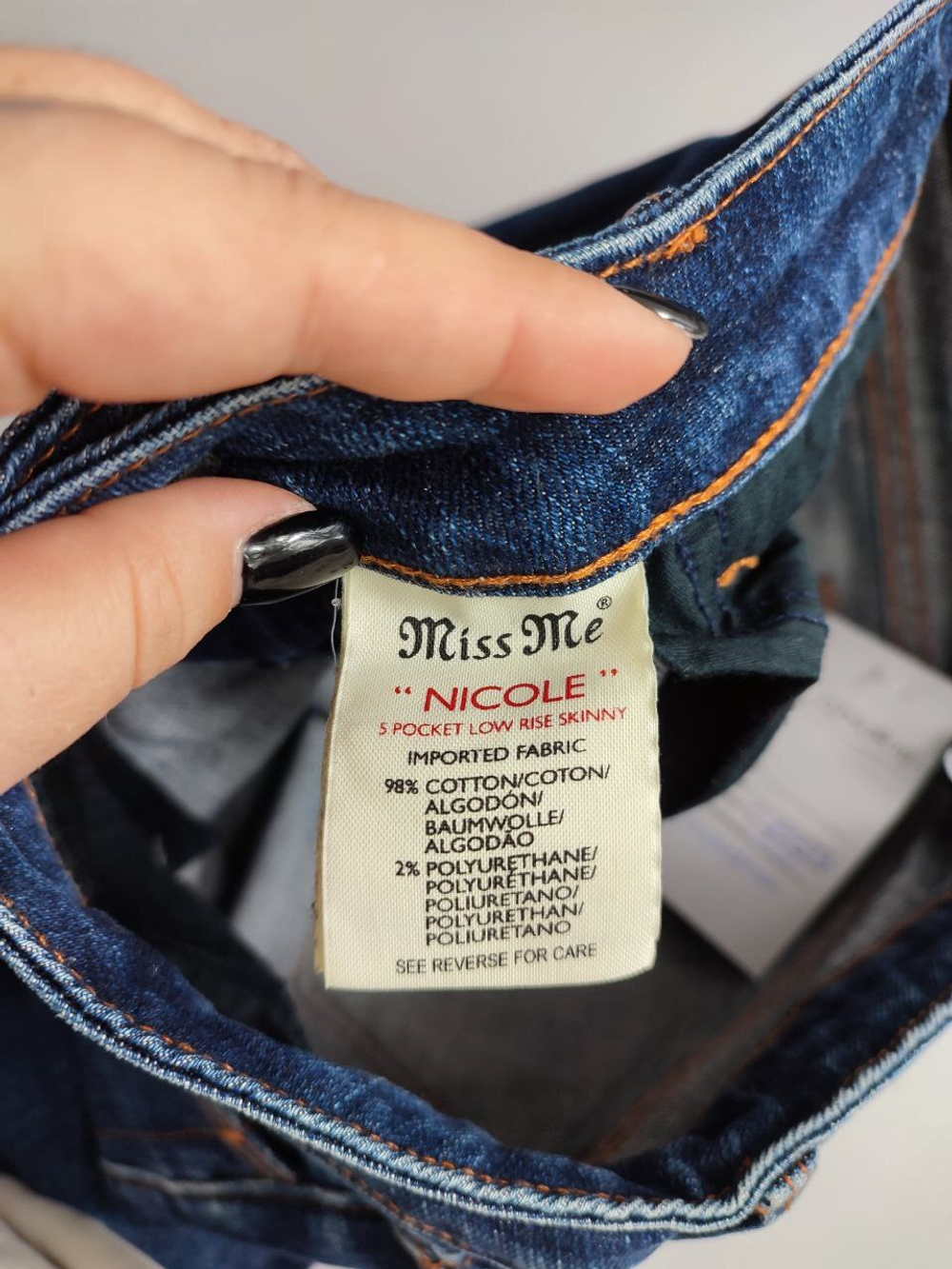 Джинсы Miss Me  зауженные 40 размер