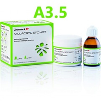 --- Villacryl STC Hot A3,5 (80гр.+40мл.), Виллакрил А3,5, горячей полимеризации для облицовки и ремонта коронок