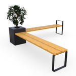 Скамейка CENTRAL Г-образная