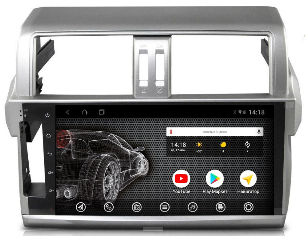 Магнитола для Toyota Land Cruiser Prado 150 2014-2017 - Vomi AK361R10-MTK Android 10, 8-ядер, 2Гб-32Гб