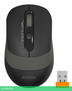 Мышь A4 Fstyler FG10S черный/серый