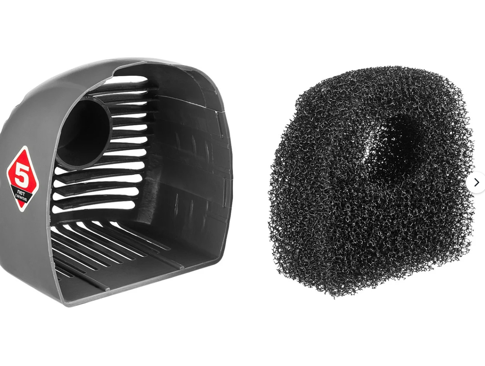 Насос фонтанный Зубр ЗНФЧ-33-2.5 [для чистой воды, напор 2,5 м, насадки: колокольчик, гейзер, каскад, 50 Вт, 33 л/мин]