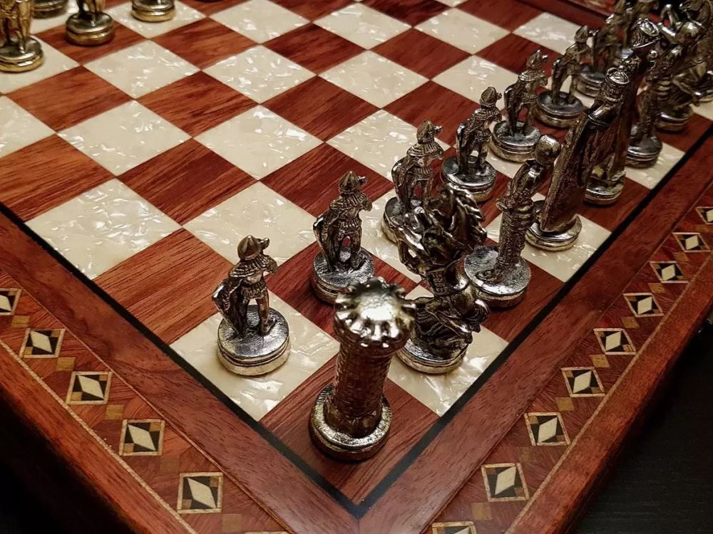 Шахматы "Эпоха империй" роза антик (2616-GA) 8