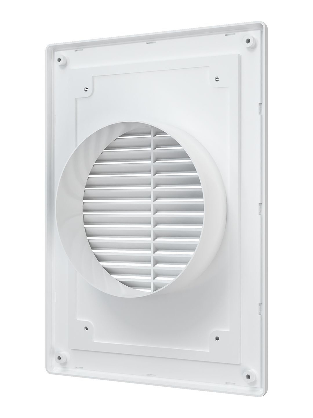 Решетка вентиляционная RF. фланец D125 разъемная 185х255 пластик ERA