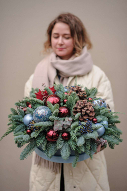 Новогодняя композиция Черничная ночь