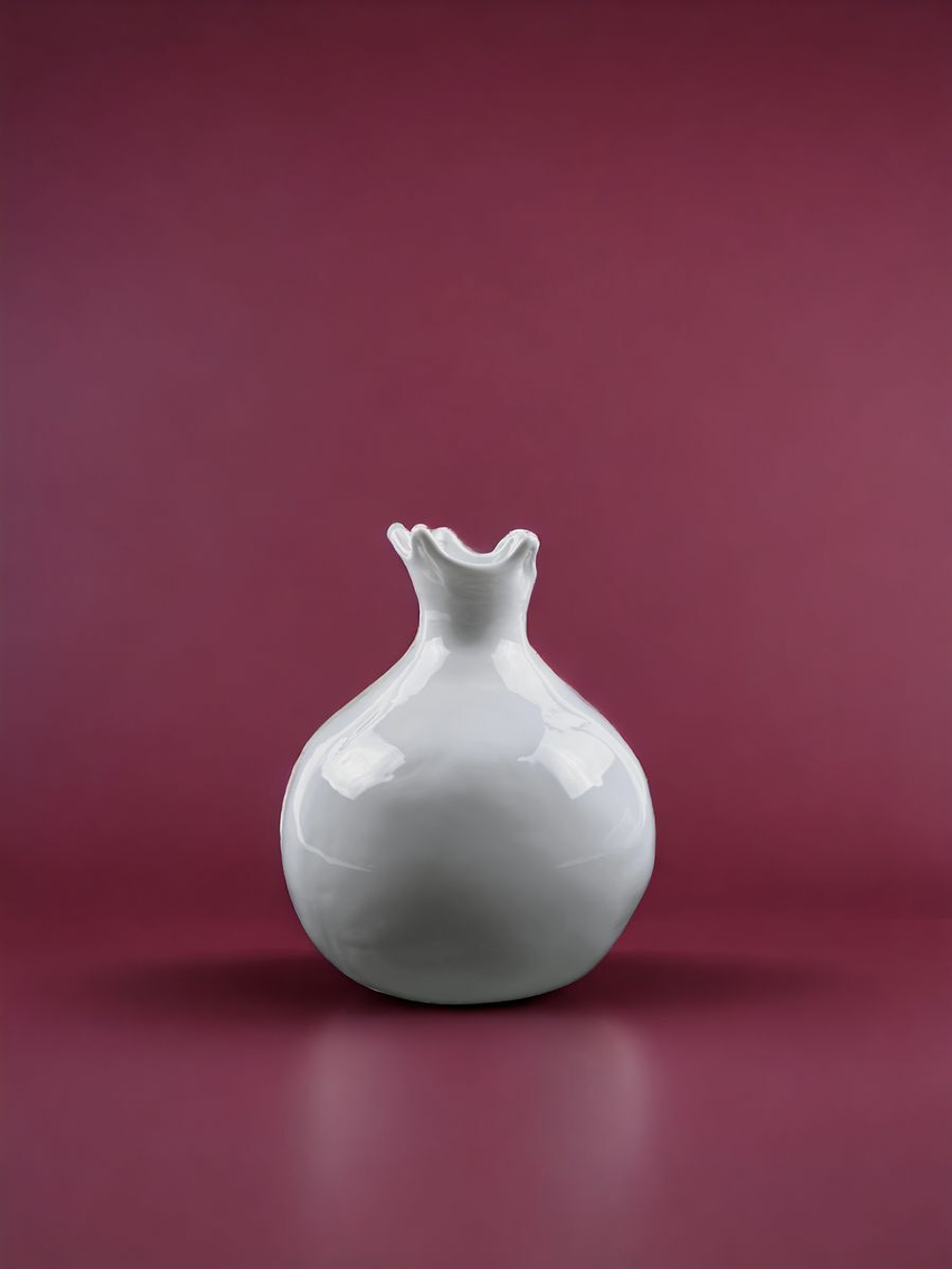 Ваза GraNadE "WhitE" (Белый глянец)