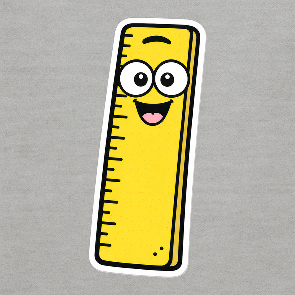 Линейка (2Д) - декор для фотосессии